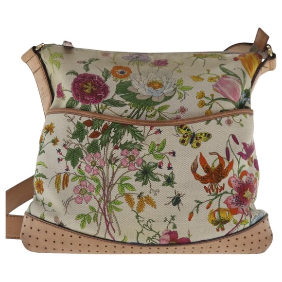 GUCCI Shoulder Bag Canvas Multicolor Gold 145857 Auth bs18986 - Picture 13 of 16